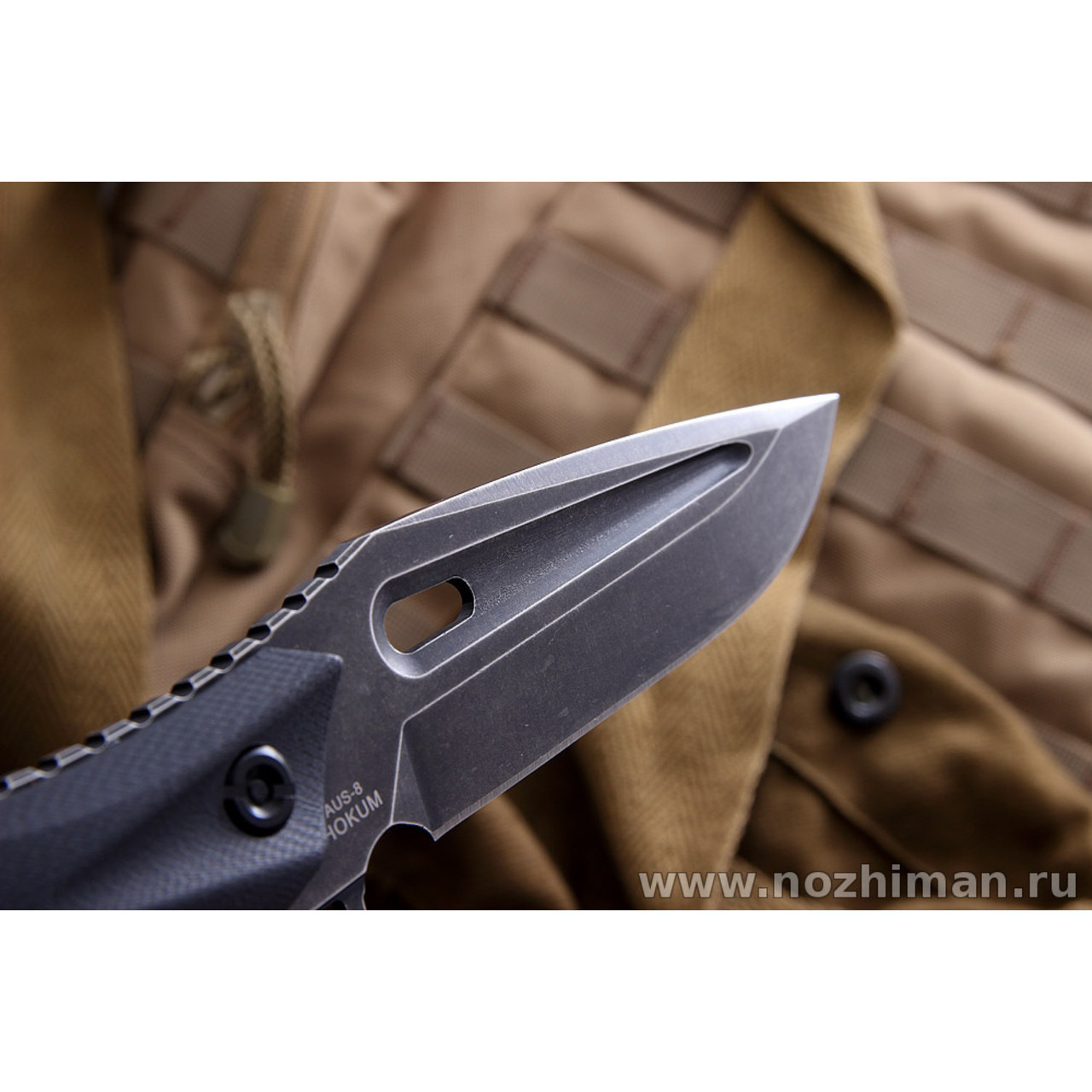 Mr.Blade нож Hokum сталь Aus-8 блэквош, рукоять G10