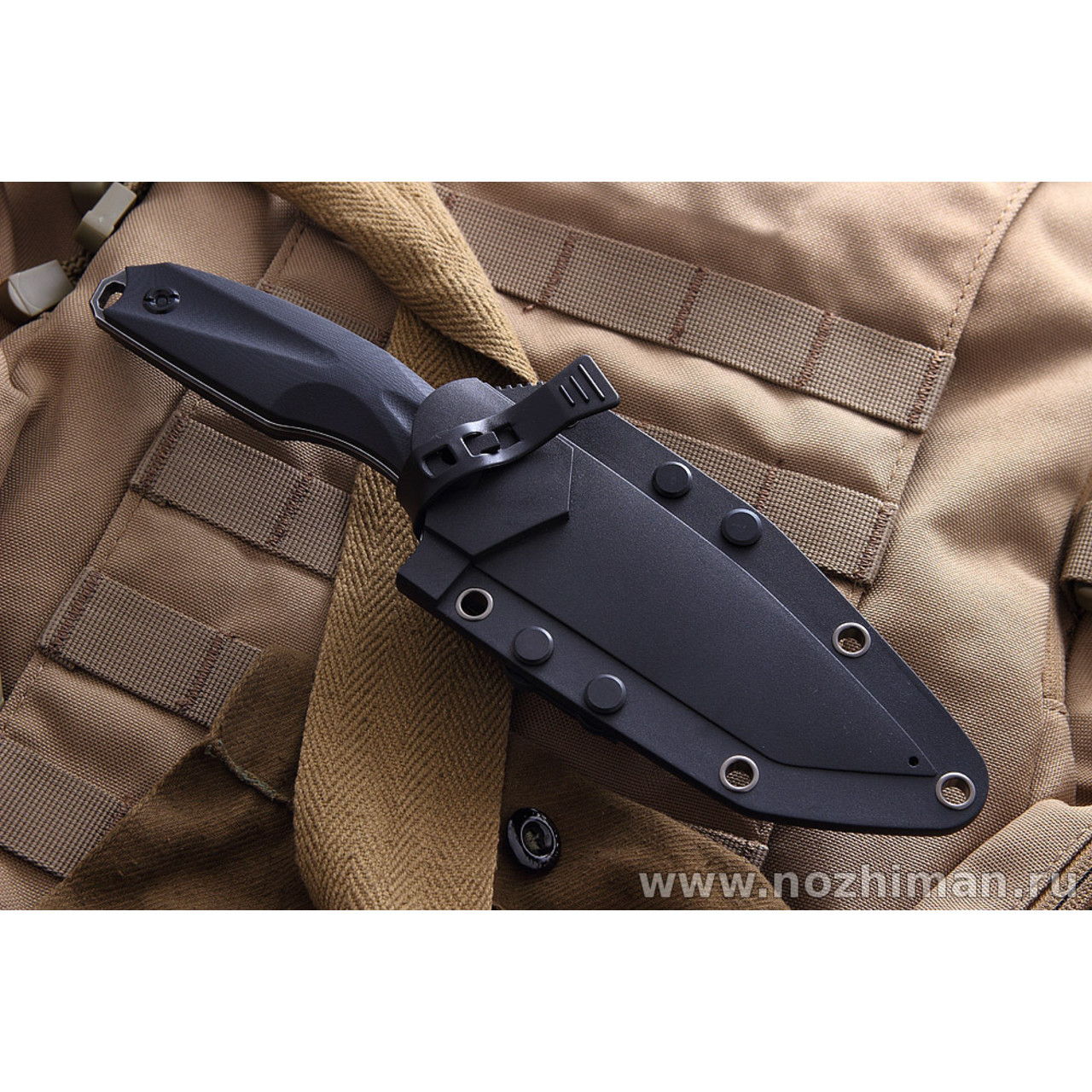 Mr.Blade нож Hokum сталь Aus-8 блэквош, рукоять G10
