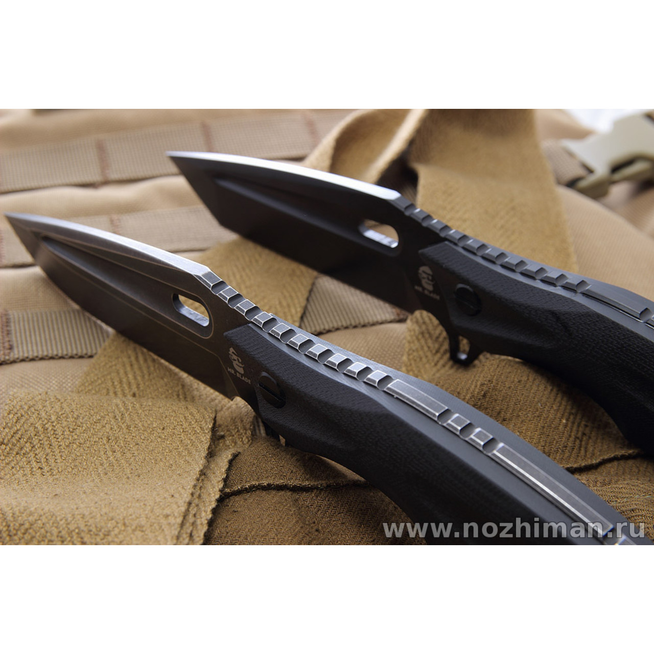 Mr.Blade нож Hokum сталь Aus-8 блэквош, рукоять G10