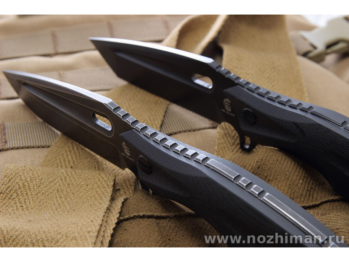 Mr.Blade нож Hokum сталь Aus-8 blackwash, рукоять G10