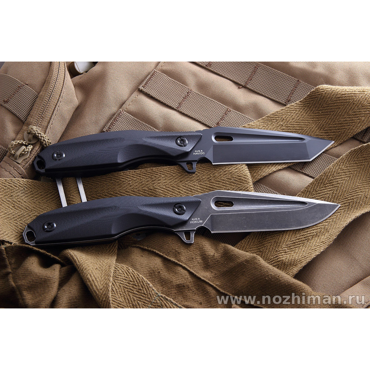 Mr.Blade нож Hokum сталь Aus-8 блэквош, рукоять G10