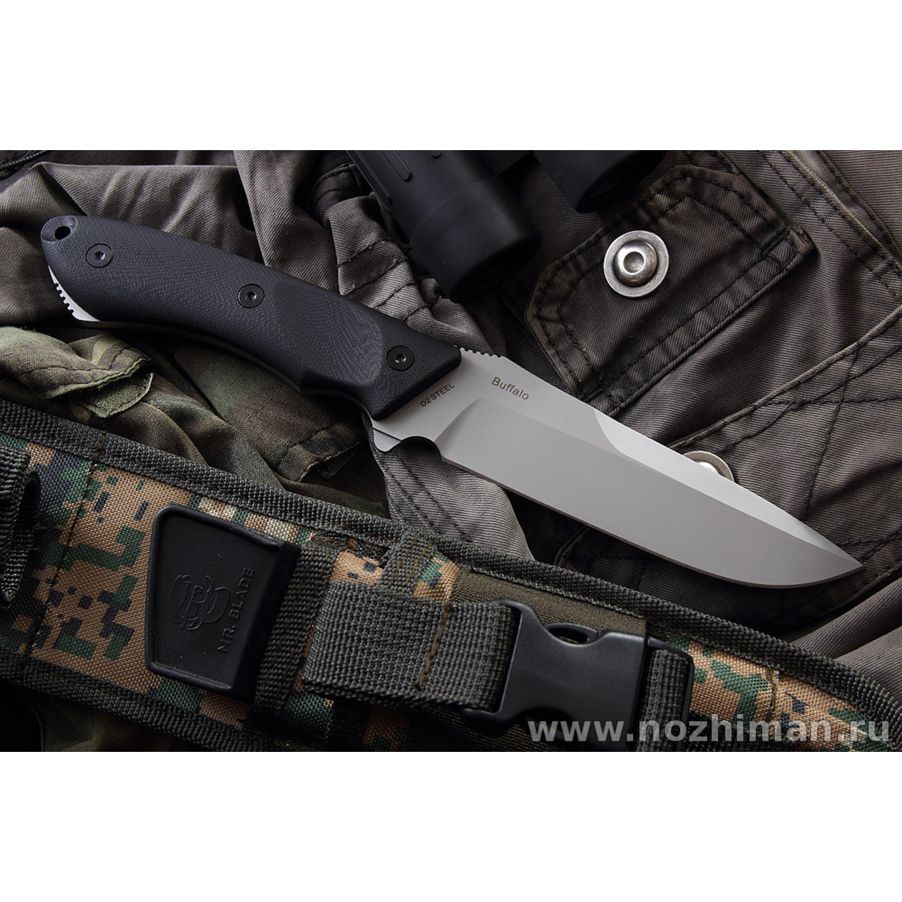 Mr.Blade нож Buffalo сталь D2 bead-blast, рукоять G10