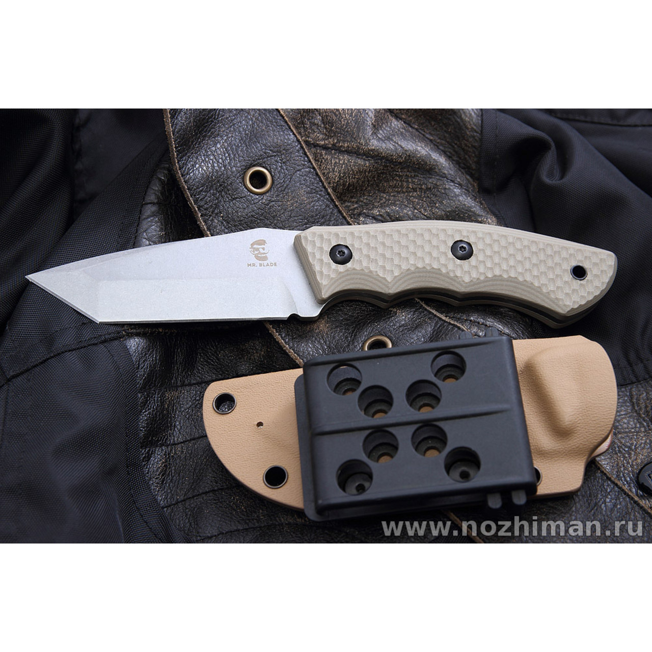 Mr.Blade нож Aldo сталь Aus-8 стоунвош, рукоять G10 tan