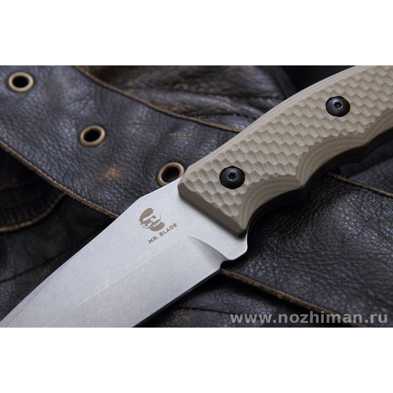 Mr.Blade нож Aldo сталь Aus-8 стоунвош, рукоять G10 tan