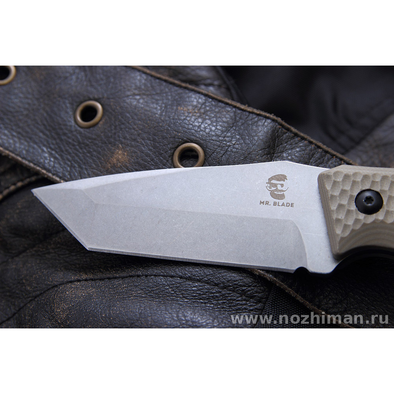 Mr.Blade нож Aldo сталь Aus-8 стоунвош, рукоять G10 tan