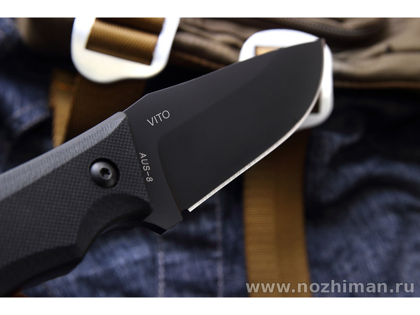 Mr.Blade нож Vito сталь Aus-8, рукоять G10 black