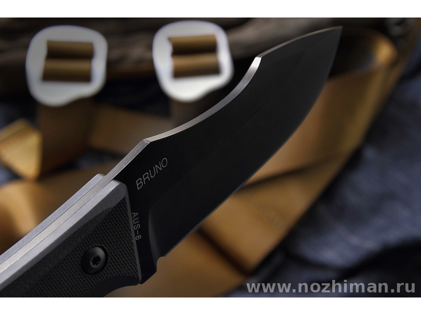 Mr.Blade нож Bruno сталь Aus-8, рукоять G10 black