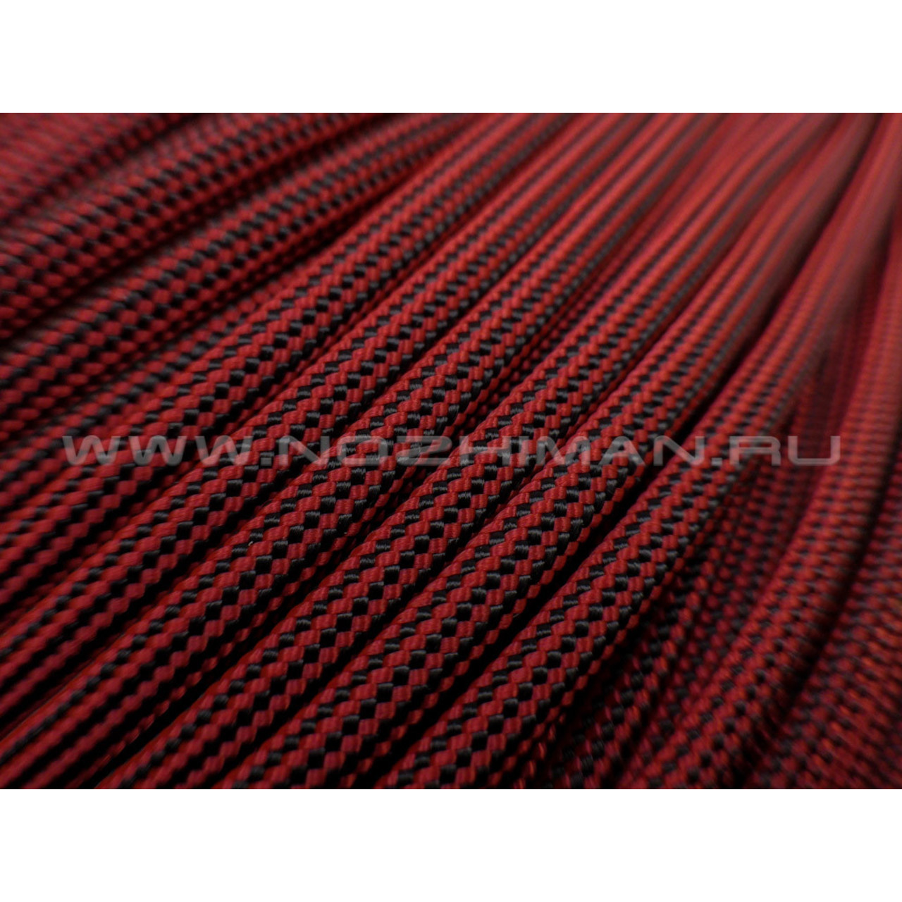 Paracord 550 Red Stripes