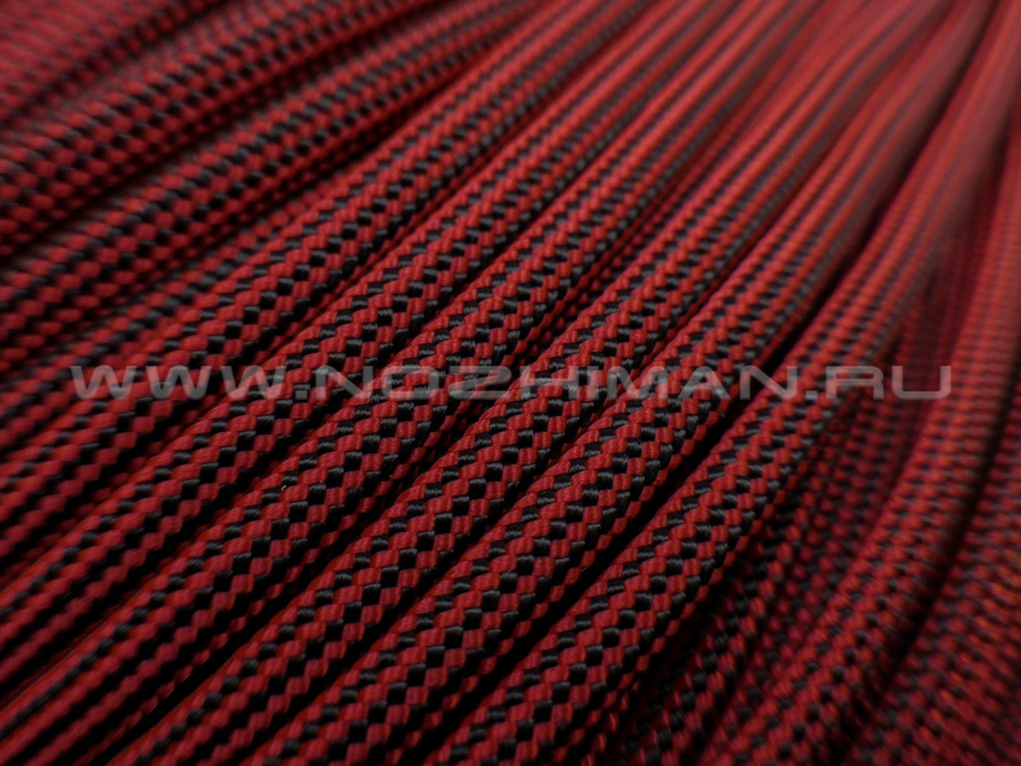 Paracord 550 Red Stripes