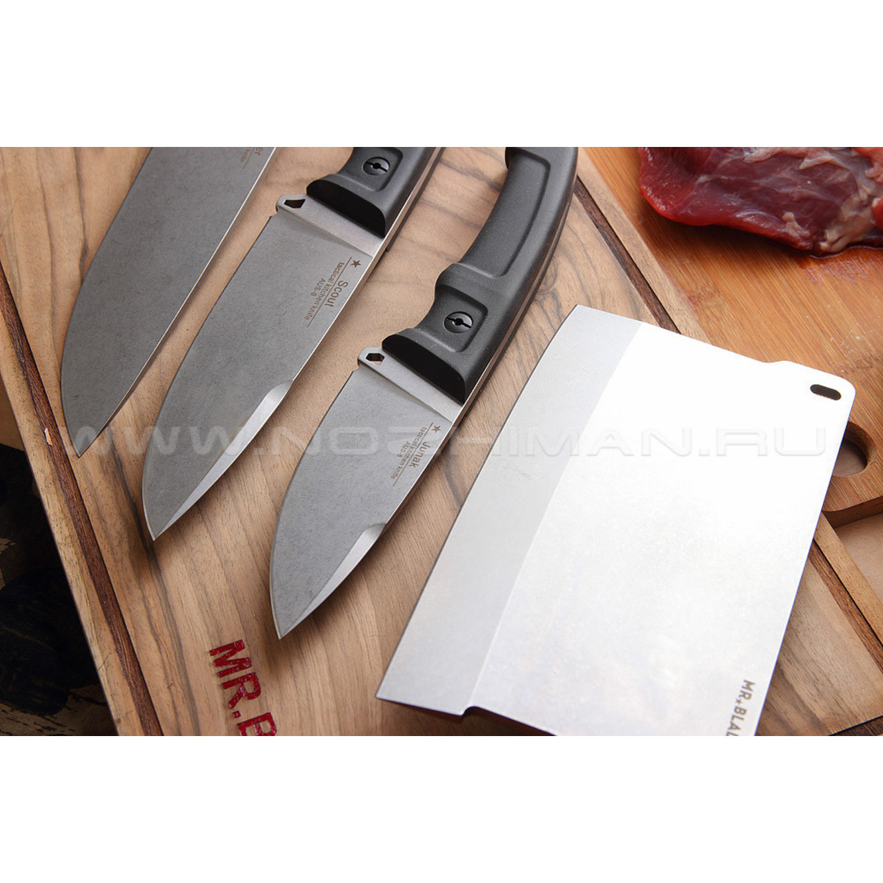 Mr.Blade кухонный набор ножей "Tactical Kitchen Knives" сталь Aus-8, рукоять Kraton