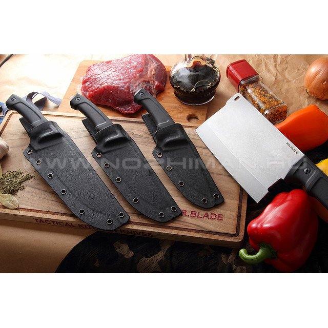 Mr.Blade кухонный набор ножей "Tactical Kitchen Knives" сталь Aus-8, рукоять Kraton