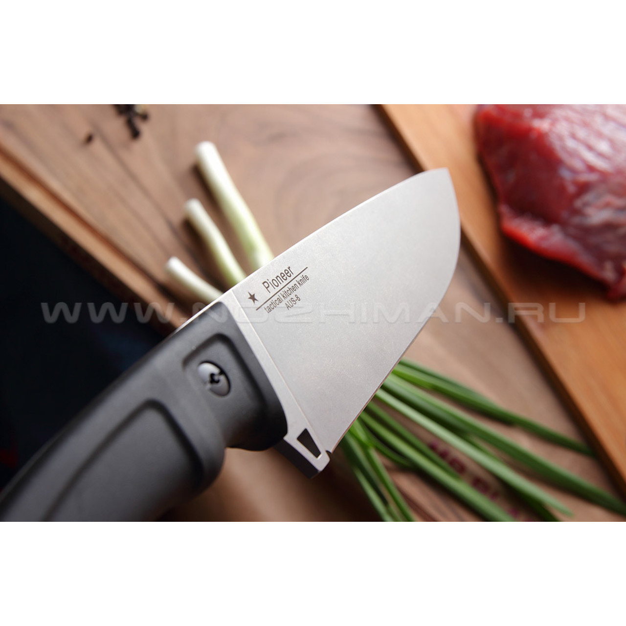 Mr.Blade нож Pioneer сталь Aus-8 стоунвош, рукоять Kraton