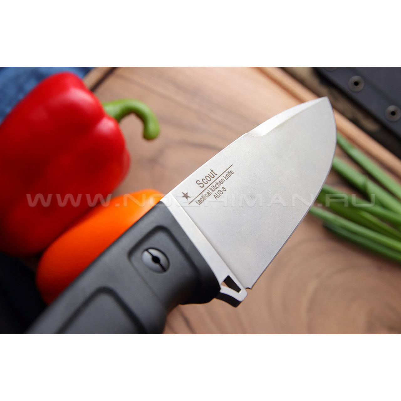 Mr.Blade нож Scout сталь Aus-8 стоунвош, рукоять Kraton