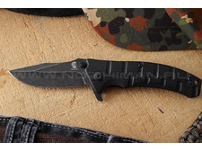 Shifter нож Odra сталь 8Cr14Mov blackwash, рукоять G10 black