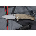 Shifter нож Odra сталь 8Cr14Mov bead-blast, рукоять G10 tan