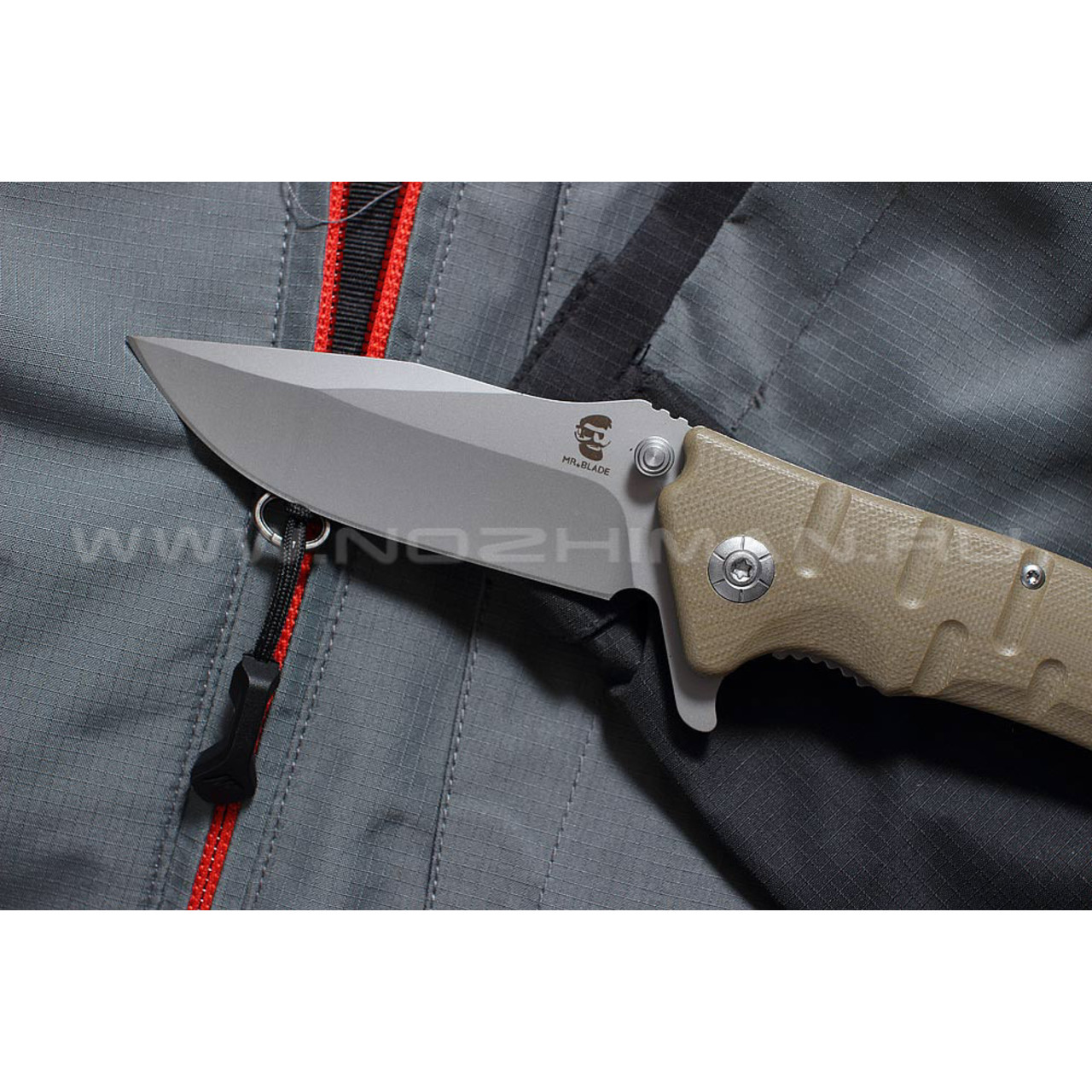 Shifter нож Odra сталь 8Cr14Mov bead-blast, рукоять G10 tan