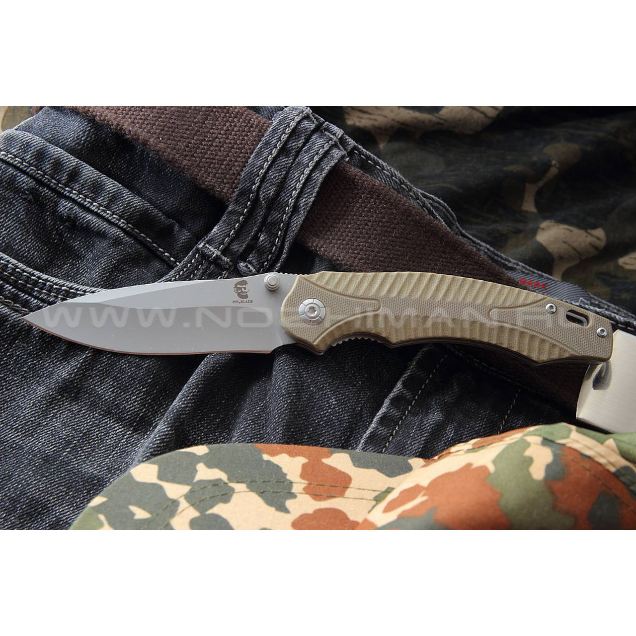 Mr.Blade нож Opava сталь 8Cr14Mov bead-blast, рукоять G10 tan