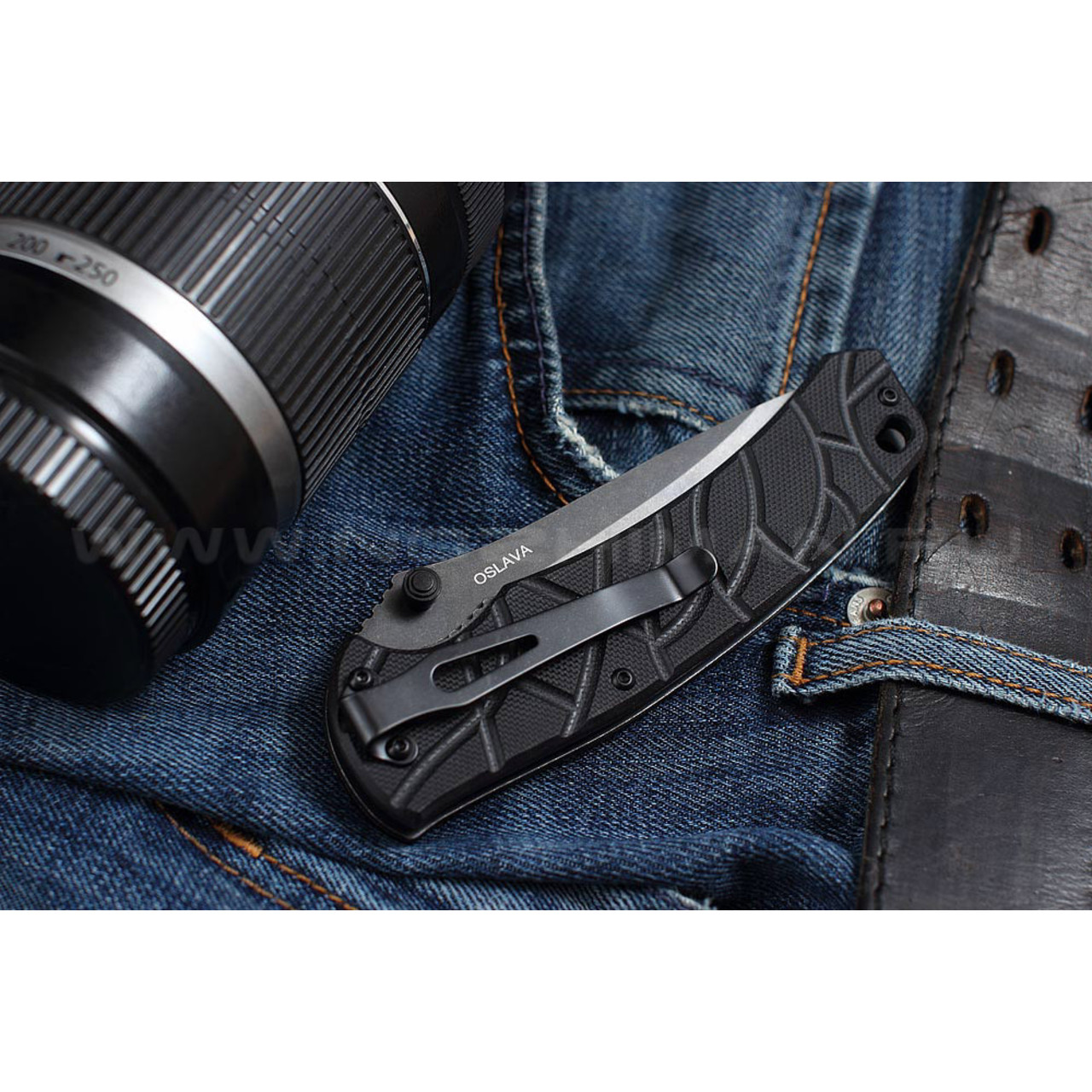 Mr.Blade нож Oslava сталь 8Cr14Mov блэквош, рукоять G10 black