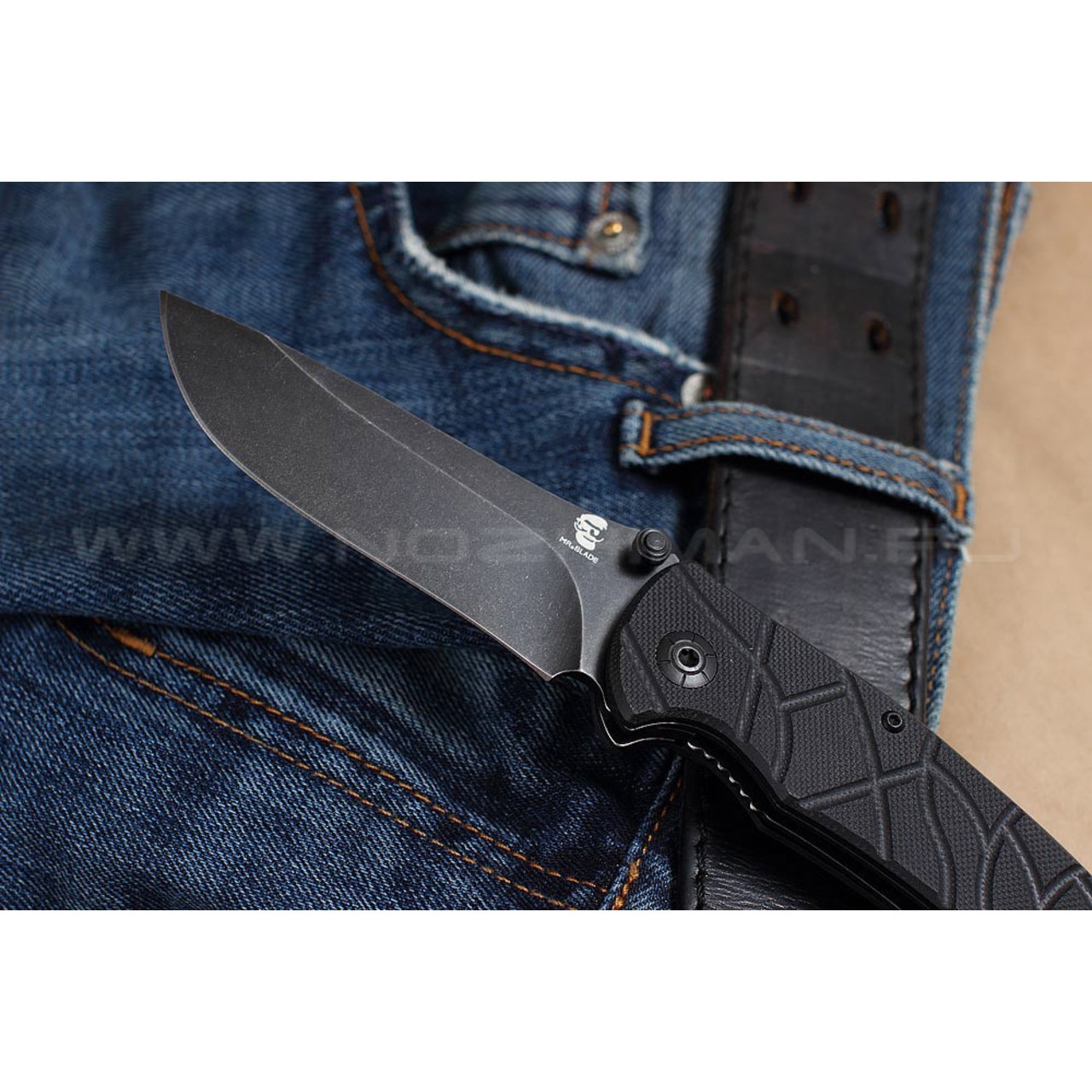 Mr.Blade нож Oslava сталь 8Cr14Mov блэквош, рукоять G10 black
