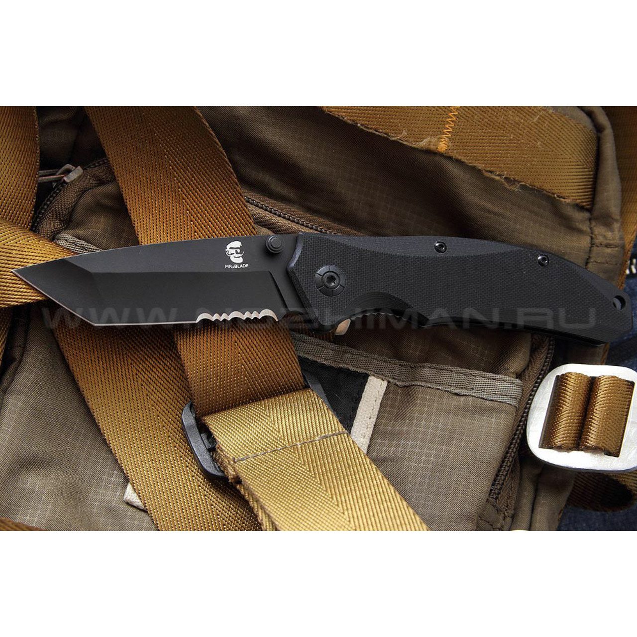 Mr.Blade нож Otava Serration сталь 8Cr14Mov, рукоять G10 black