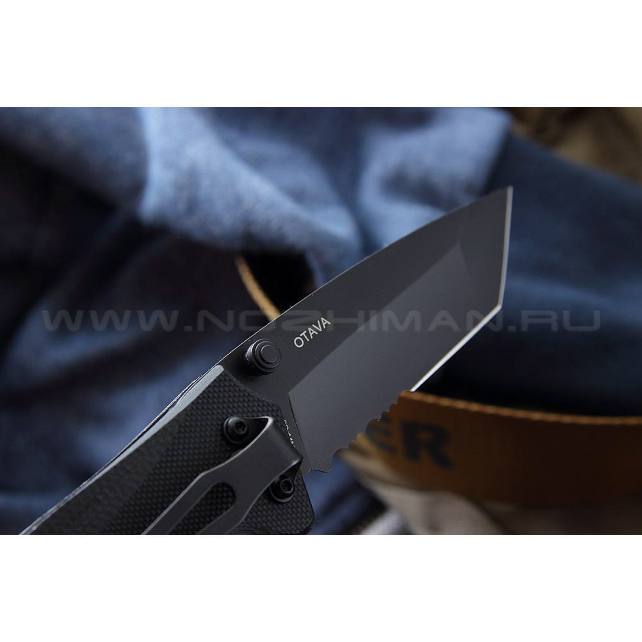 Mr.Blade нож Otava Serration сталь 8Cr14Mov, рукоять G10 black