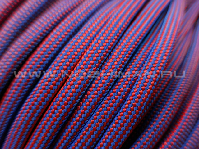 Paracord 550 Red & Blue Stripes