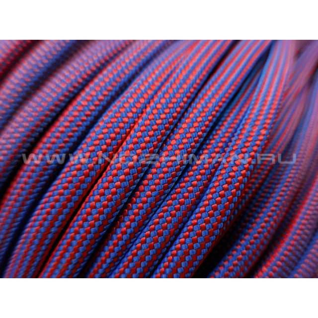 Paracord 550 Red & Blue Stripes