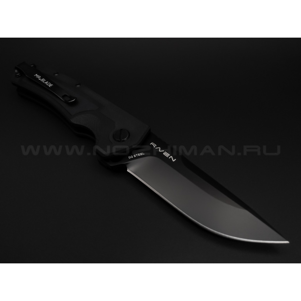 Mr.Blade нож Raven Black сталь D2, рукоять G10