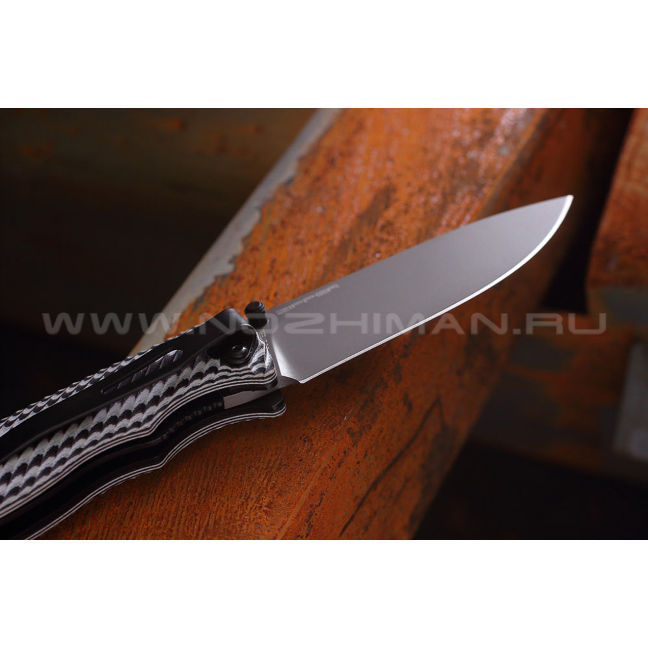 Shifter нож Zipper сталь D2 grey, рукоять G10 colored