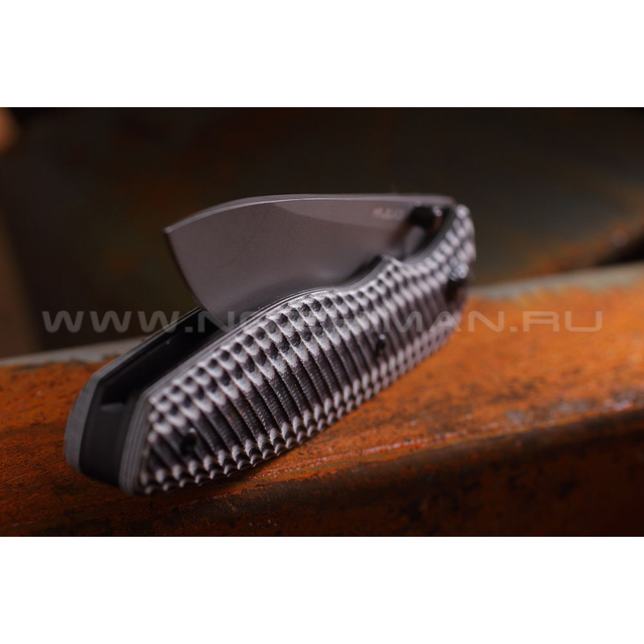 Shifter нож Zipper сталь D2 grey, рукоять G10 colored