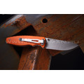 Shifter нож Zipper сталь D2 стоунвош, G10 orange Shifter нож Zipper сталь D2 стоунвош, G10 orange