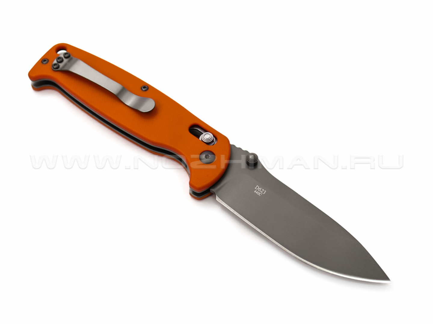 Нож Daoke "D623" grey orange 440C