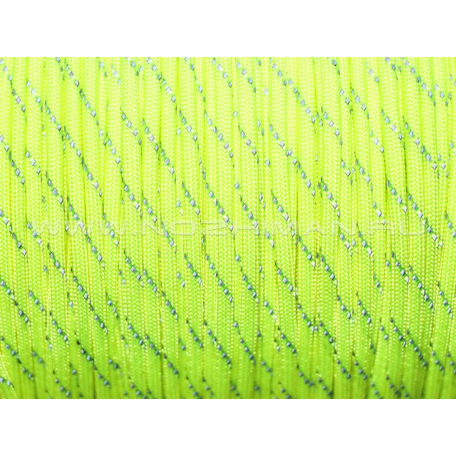 Paracord 550 Reflective Neon Yellow (Светоотражающий)