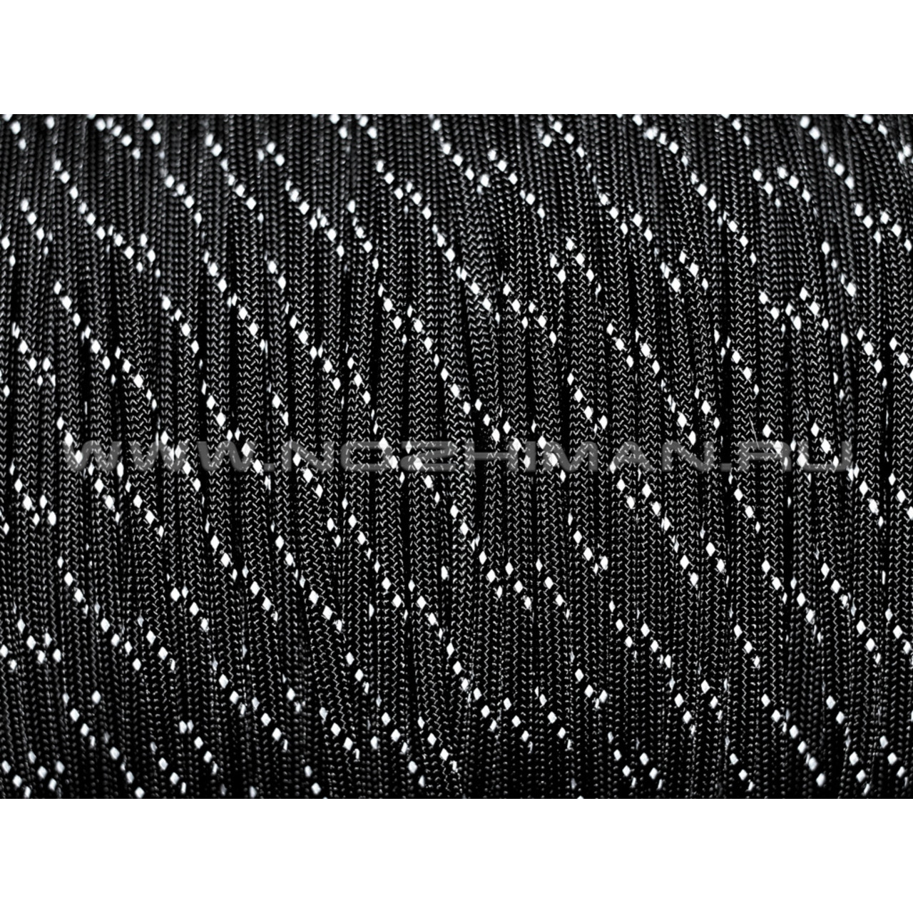 Paracord 550 Reflective Black (Светоотражающий)