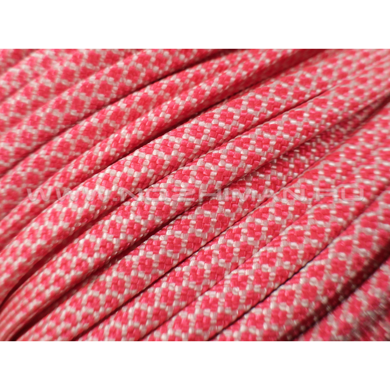Paracord 550 Pink & White Diamond
