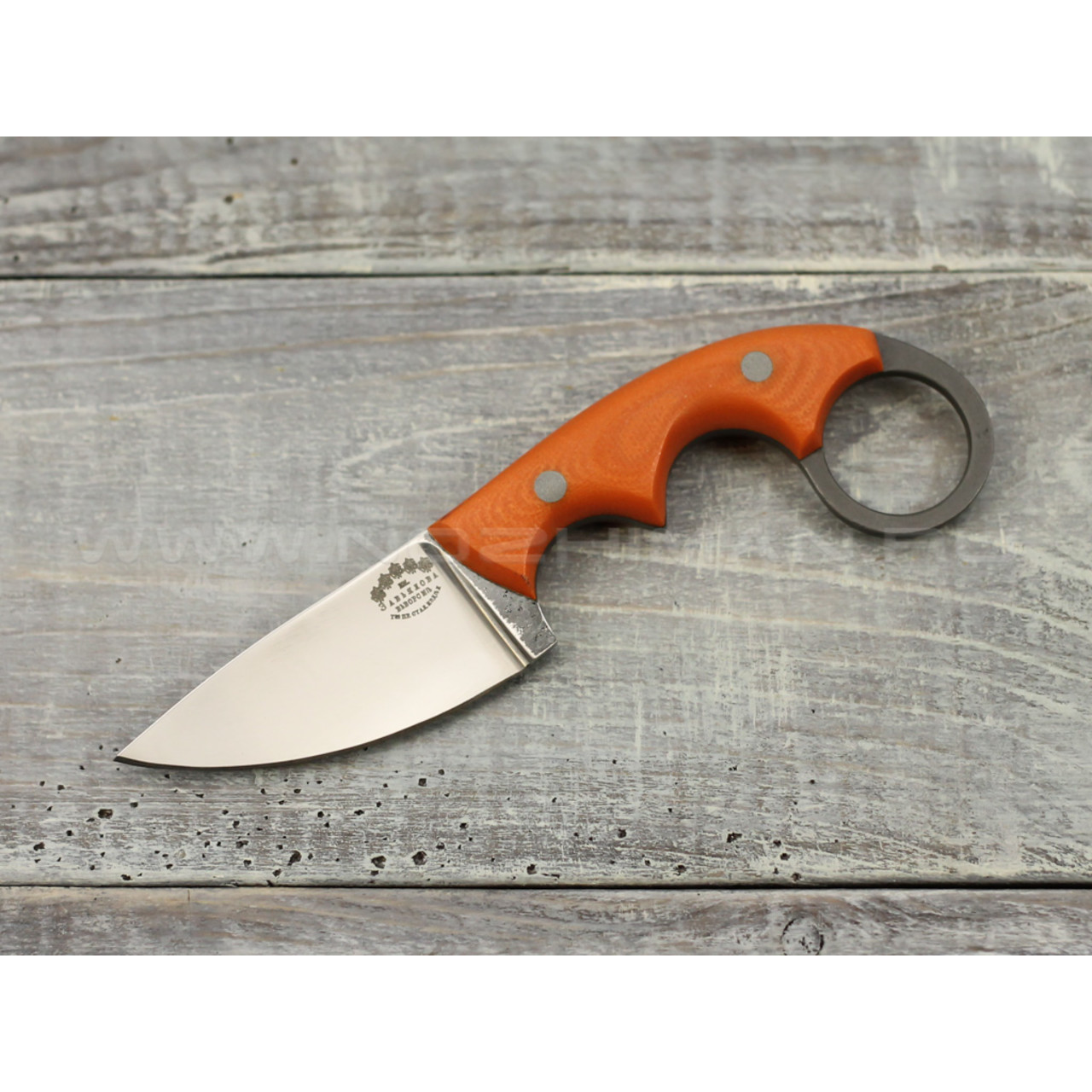 Нож "Шейный-2" K340, orange G10