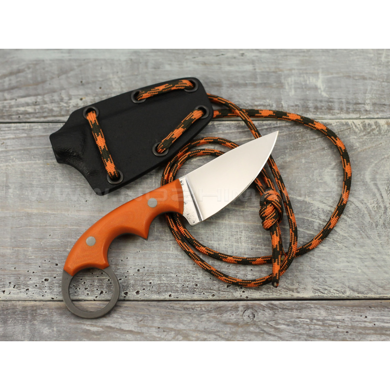 Нож "Шейный-2" K340, orange G10