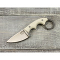 Нож "Шейный-2" K340, white G10