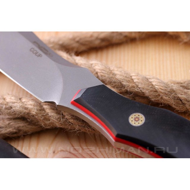 N.C.Custom нож Coup сталь Niolox стоунвош, рукоять G10