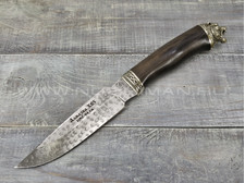 Нож "Рысь" Алмазка ХВ5, граб, мельхиор