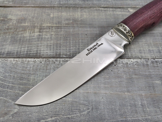 Нож "Тигр" 95Х18, амарант