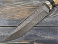 Нож "Лось-2" Дамаск, наборная береста