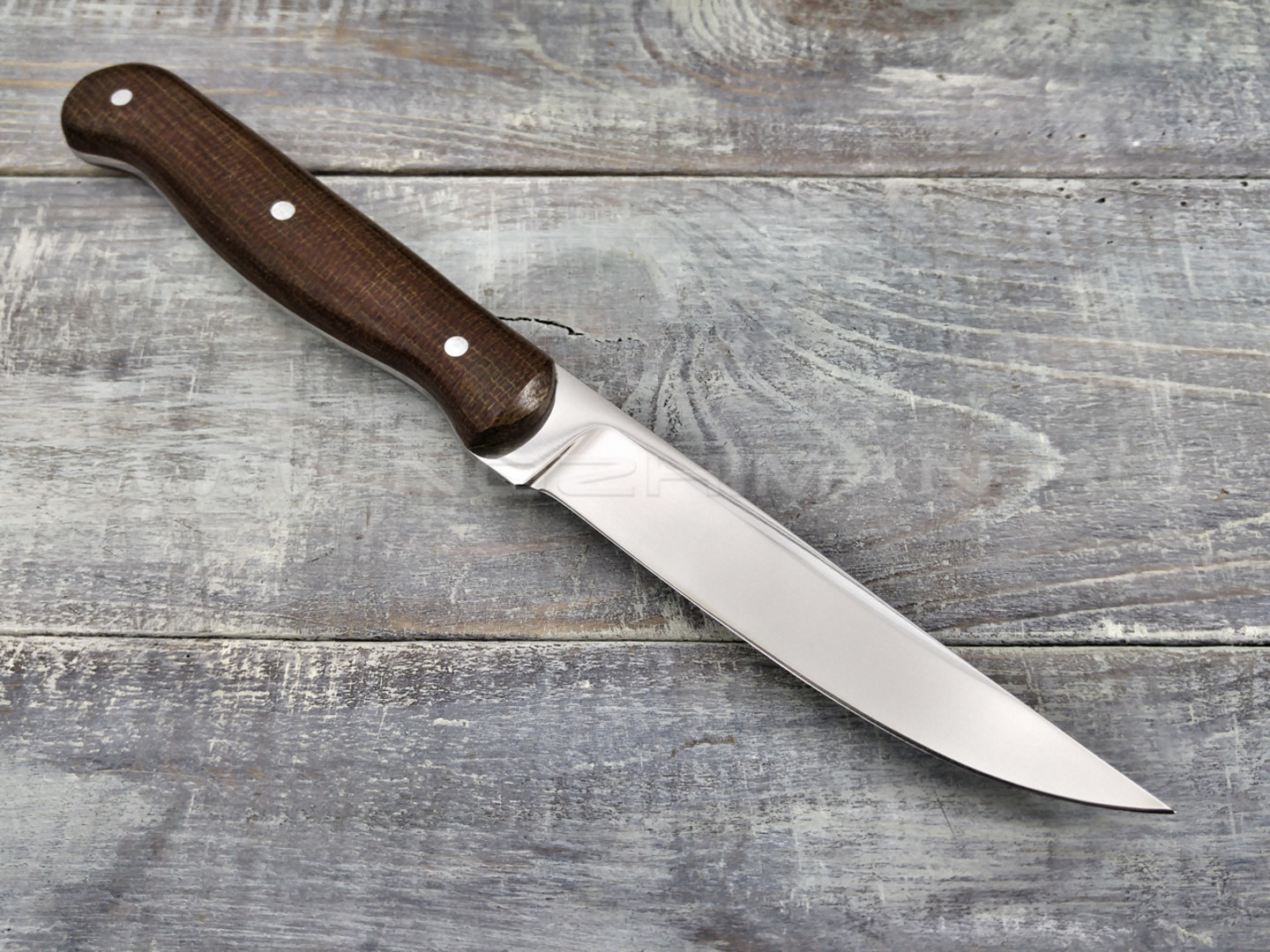 Нож кухонный "ТК-1Т" сталь 95Х18, рукоять текстолит (Титов & Солдатова)