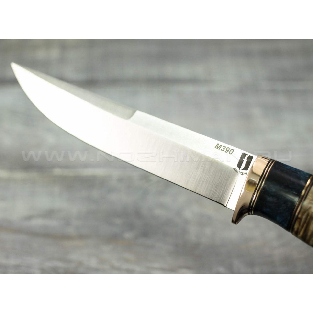 Нож "Русич" M390, карельская береза, акрил