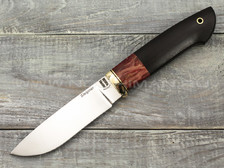 Нож "Бригадир" Sleipner, граб, ст. карельская береза