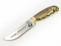 Нож "Сафари" 65Х13, латунь, СПб