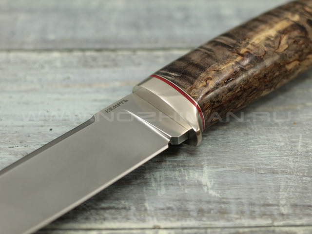 Нож "Клык" Elmax, стаб. карельская береза