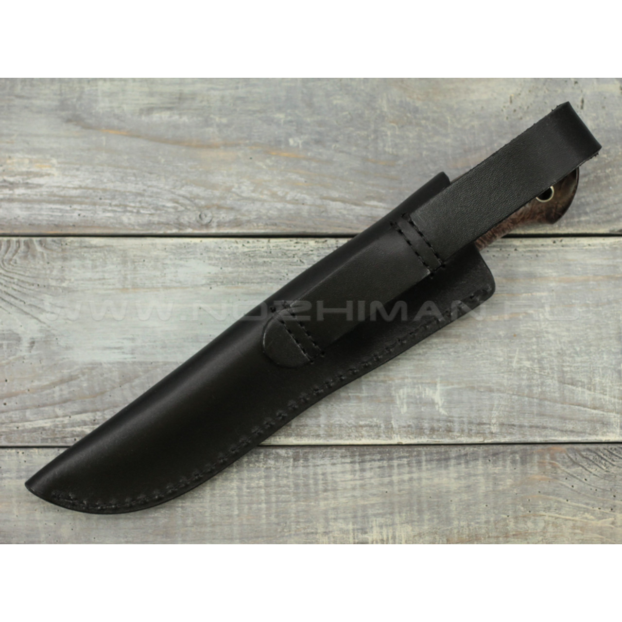 Нож "Панцуй" M390, карельская береза
