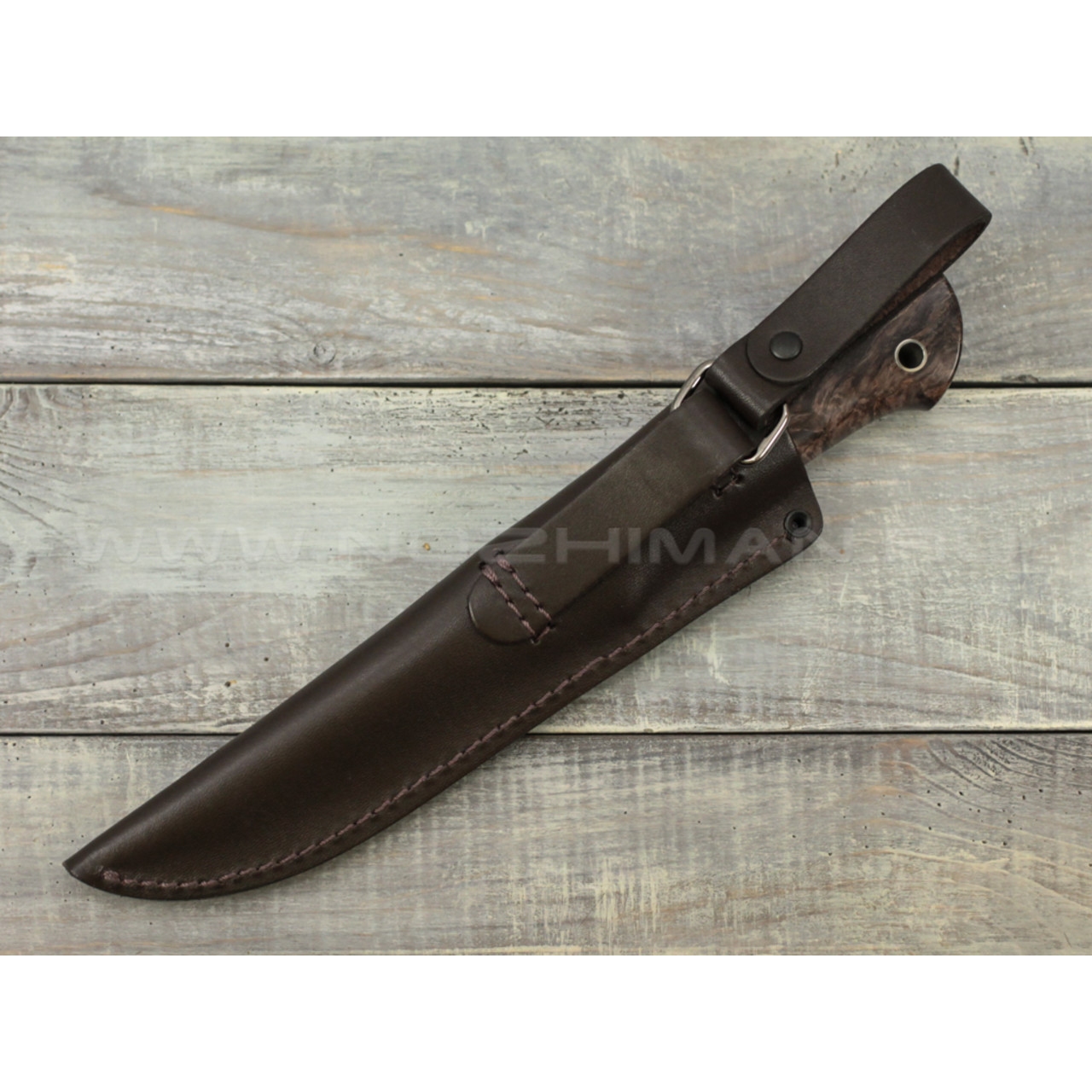 Нож "Скинер-Б" M390, карельская береза (2)