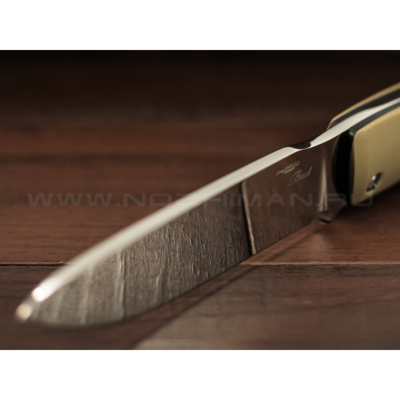 N.C.Custom нож Brash сталь M390, рукоять G10 tan
